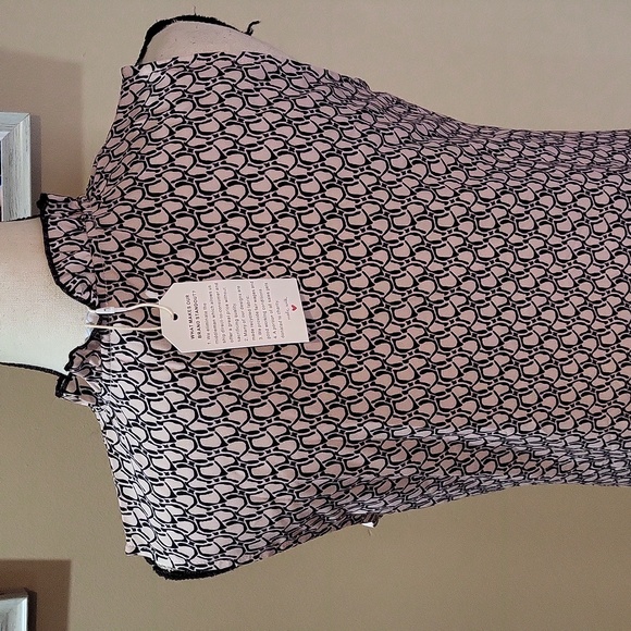 JC Mode Print Tie-Up Neck A-Line Dress - Picture 8 of 12